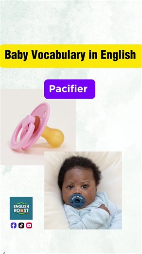 Baby Words in English 👶 #learnenglish #babyvocabulary #englishforparents #esl