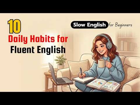10 Daily Habits for Fluent English | Easy English Speaking Practice for Beginners