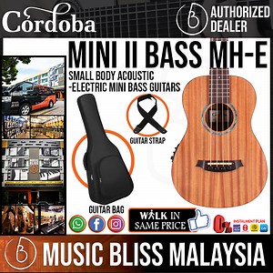 Cordoba Mini II Bass MH-E - Mahogany Top, Mahagony Back & Sides with Pickup