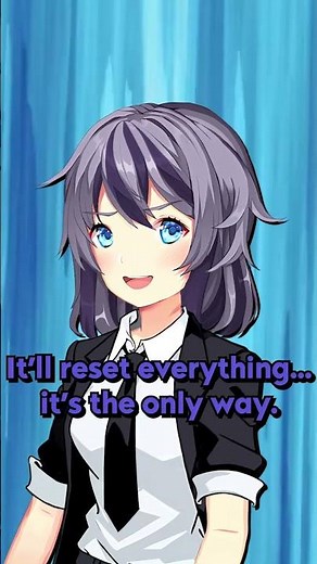 Monika meets Future Sayori⏰(DDLC Voiced Animation) #ddlc #shorts