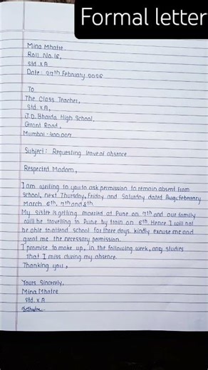 10th english formal letter writing #maharashtraboard #10thssc #exam #paper#class10 #english#class10