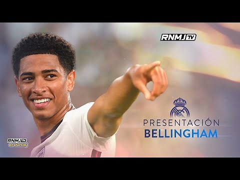 ACTO de PRESENTACION de JUDE BELLINGHAM nuevo jugador REAL MADRID