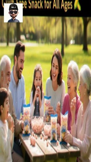 Family Evening Snack! Mr J Sweet Puffcorn 🌽✨ — #FamilySnackTime #EveningSnacks #HealthyBites