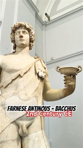 #Antinous #bacchus #farnese #hadrian #napoli #history #archaeology #museum #shorts #reels #travel