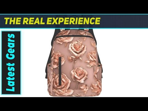 Rose Gold Backpack: The Stylish & Surprisingly Spacious Travel Bag!