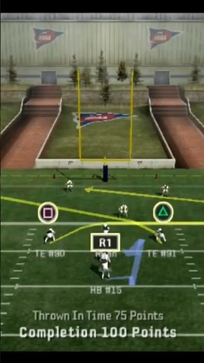 NCAA 07 Passing Drill! #ncaafootball07 #ncaa #football #passing #retrogaming #oldschool