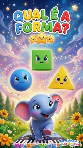 Formas Geométricas Divertidas 🎉 Música Infantil com Dudu #desenhoinfantil