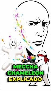 MECCHA CHAMELEON el juego donde te pintas para sobrevivir | EXPLICADO