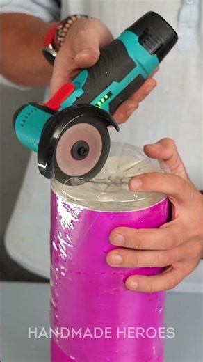 DIY useful storage container made from recycled plastic ♻️