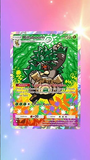 Full Art Rillaboom | Mega Rising | Pokémon TCG Pocket