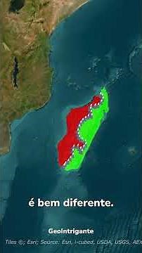 Why does almost the entire population of Madagascar live in the East?