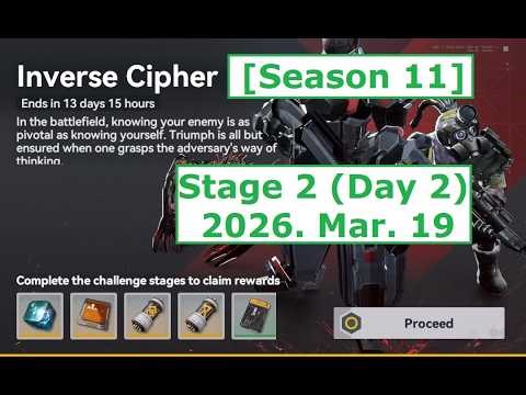 GFL2 Inverse Cipher, Season 11, Part 2 Walkthrough