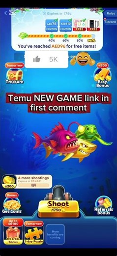 Temu is giving FREE gifts… but only if you know this trick! #temu #game #freefire #freegames