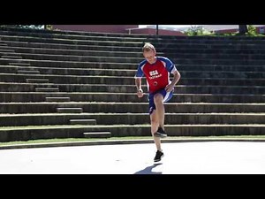 Footbag champion demonstrates freestyle moves