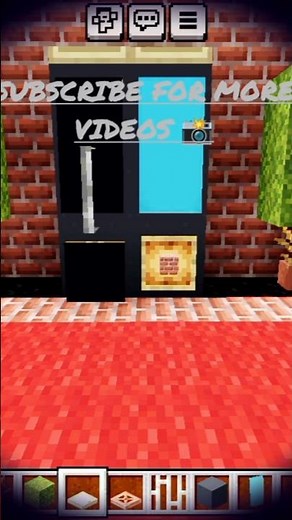 realistic fridge in Minecraft 🧊