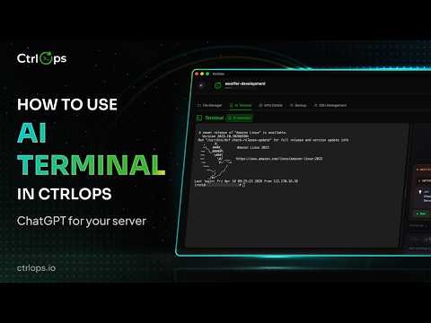 How to Use AI Terminal in CtrlOps | ChatGPT for Your Server