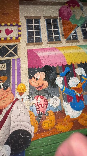 Completing a 2500-Piece Disney Jigsaw Puzzle