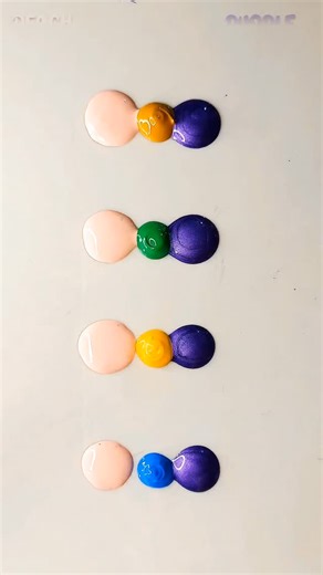 Creative_calm_art on Instagram: "Satisfying Acrylic Paint Mixing: Peach, Pink, Purple & Four Beautiful Colors A satisfying and relaxing video showcasing the process of mixing peach, pink, and purple sparkle with four additional colors. This art tutorial demonstrates unique color combinations and how to achieve a vibrant, custom glitter shade. Perfect for artists, DIY enthusiasts, and anyone who loves satisfying visual content. Colors used: Peach, Pink, Purple Sparkle, + 4 others! Keywords: Color