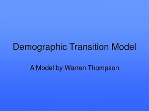 Demographic Transition Model - SlideServe