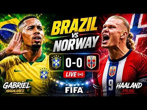 🔴Brazil vs Norway LIVE | FIFA World Cup 2026 | Erling Haaland vs. Gabriel Magalhães