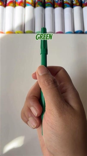 Drawing with only green color!! #art #viral #frog #green
