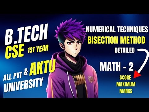 Bisection Method Full Tutorial in Hindi | Numerical Methods | Step by Step
