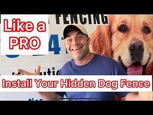 How to install an In-Ground Dog Fence - Transmitter and routing the twisted wire