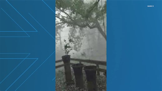 Hail storm impacts Burnet County, Texas