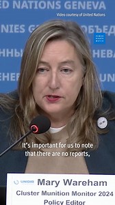 The international treaty banning cluster munitions is making demonstrable progress, but it's being tested by countries that have not joined it. Mary Wareham, deputy crisis, conflict, and arms director at Human Rights Watch and editor of “Cluster Munition Monitor 2024,” discusses the 2024 report ⤵️ | Human Rights Watch