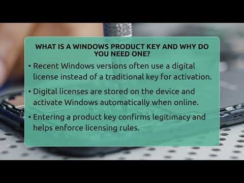 What Is A Windows Product Key And Why Do You Need One? - All About Operating Systems