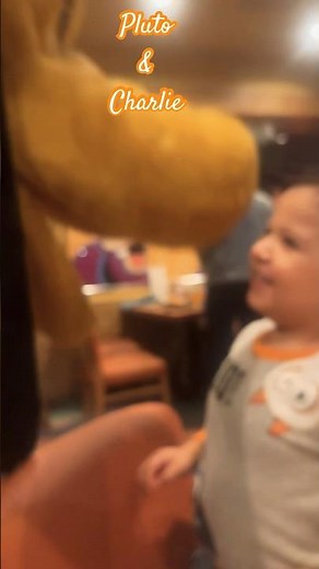 Pluto & Toddler @ Goofy’s Kitchen, Disneyland Resort