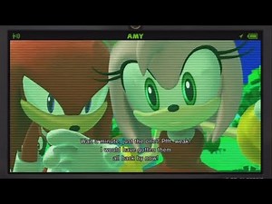 Sonic Lost World (Wii U) - Knuckles and Amy Cutscene (ENGLISH VOICES)