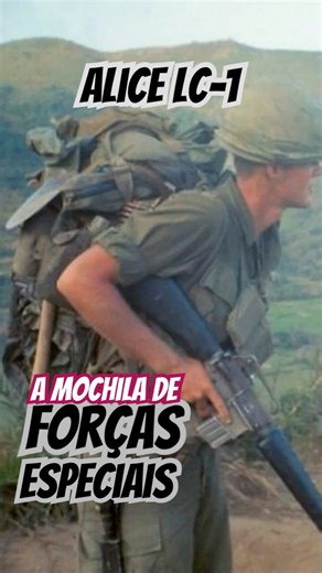 The backpack that evolved from the Vietnam War and shaped the American elite! 🤯 #ALICELC1 #MOCHIL...