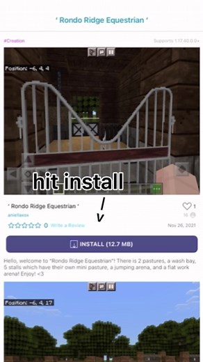 first world creation! | #horseriding #horse #minecraft #minecrafthorse #minecraftstabble #foryoupage #fyp #barn