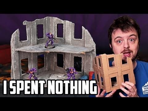 Making Terrain For FREE - Warhammer 40k Ruins