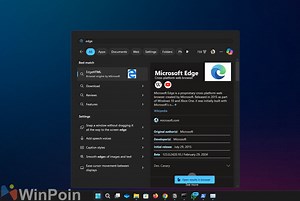 Cara Uninstall Microsoft Edge di Windows 11