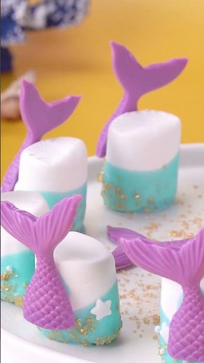 Cute Mermaid Dessert Decorating