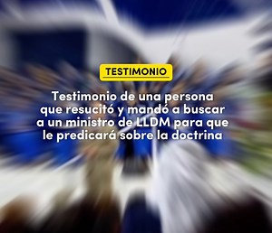 121K views · 8.1K reactions | Testimonio de una persona que resucitó y mandó a buscar a un ministro de LLDM para que le predicará sobre la doctrina | LLDM Now | Facebook