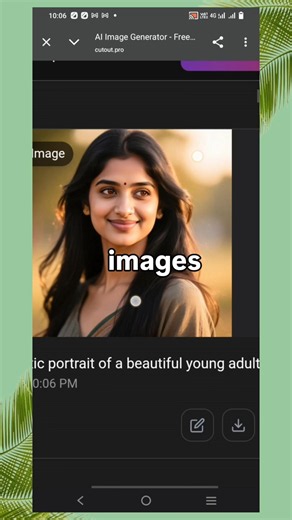 🔥 FREE AI Image Generator 😱 | Cutout.pro Se Amazing Images Banao!#shorts