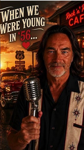 Those long summer nights in ’56 ☀️🎙️ #Rockabilly #Nostalgia #SummerMemories