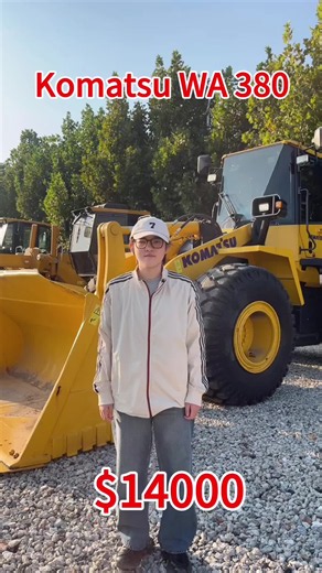 Komatsu WA380 Wheel Loader | Used Loader Available Solid machine, ready for site work. WhatsApp for inquiry. Komatsu #KomatsuWA380 #wheelloader #usedloader #constructionequipment #heavymachinery