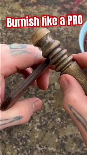 Burnish your leather edges like a pro | Leather Craft