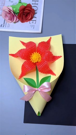 How to make Flower with Fruit Net Unique Waste Material Craft #upcycling #upcycleproject #lifehacks