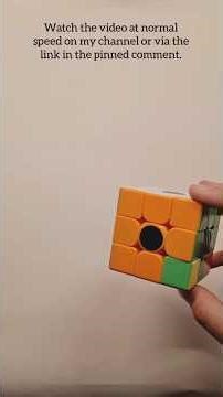 How to Solve a Rubik’s Cube in 3 Minutes (Beginner Tutorial) #tutorial #rubikscube #solving #riddle