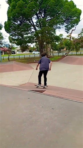 just practicing skateboarding