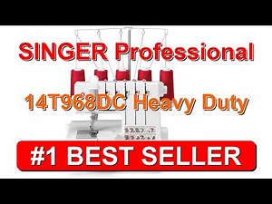 SINGER Professional 14T968DC Heavy Duty Metal Frame Serger Overlock and Accessory Kit - B002PDZTT2