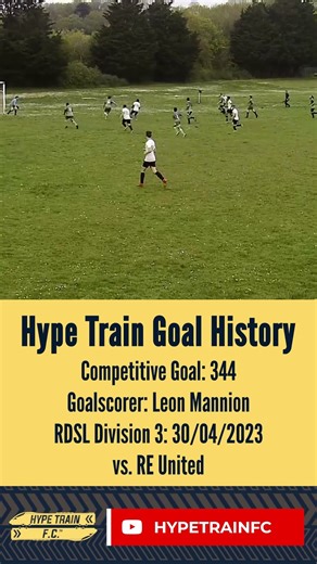 Hype Train FC Goal History: Goal 344 #shorts #football #soccer #veo #footballshorts #fyp #goals