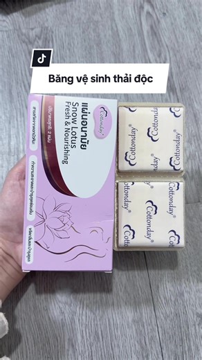 Băng vệ sinh thảo mộc thải độc tố