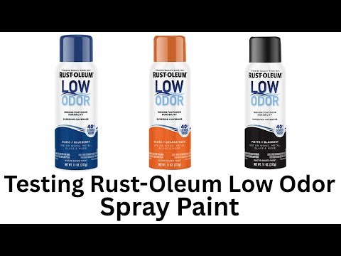 Testing Rust-Oleum Low Odor Spray Paint