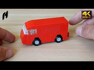 How to Build an Old Lego Van (MOC - 4K)
